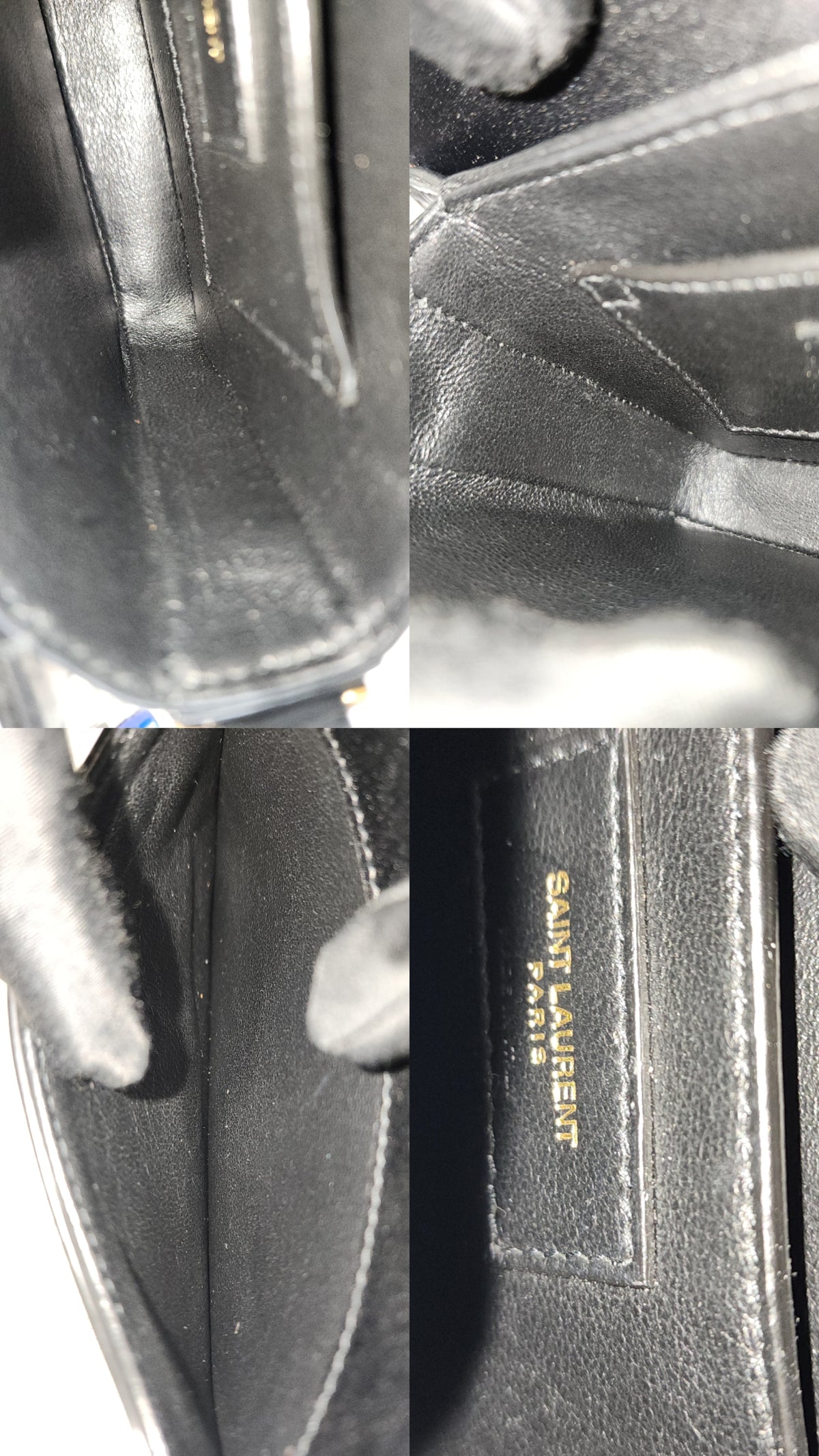 YSL Small Solferino Satchel Bag in Noir