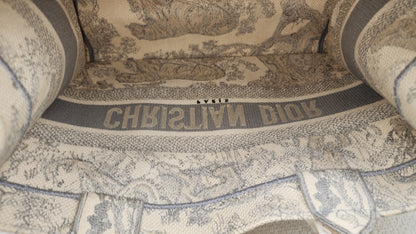 Dior Grey Toile de Jouy Medium Book Tote