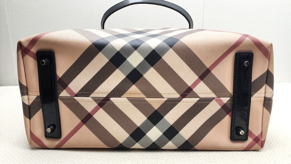 Burberry Coated Canvad Supernova Tote with Pouch