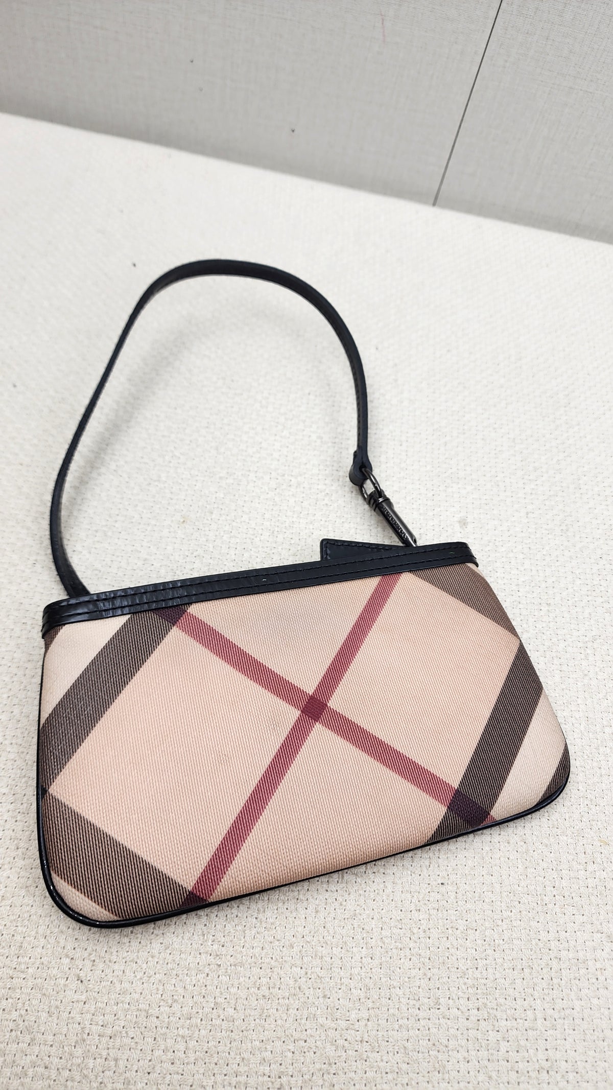 Burberry Coated Canvad Supernova Tote with Pouch