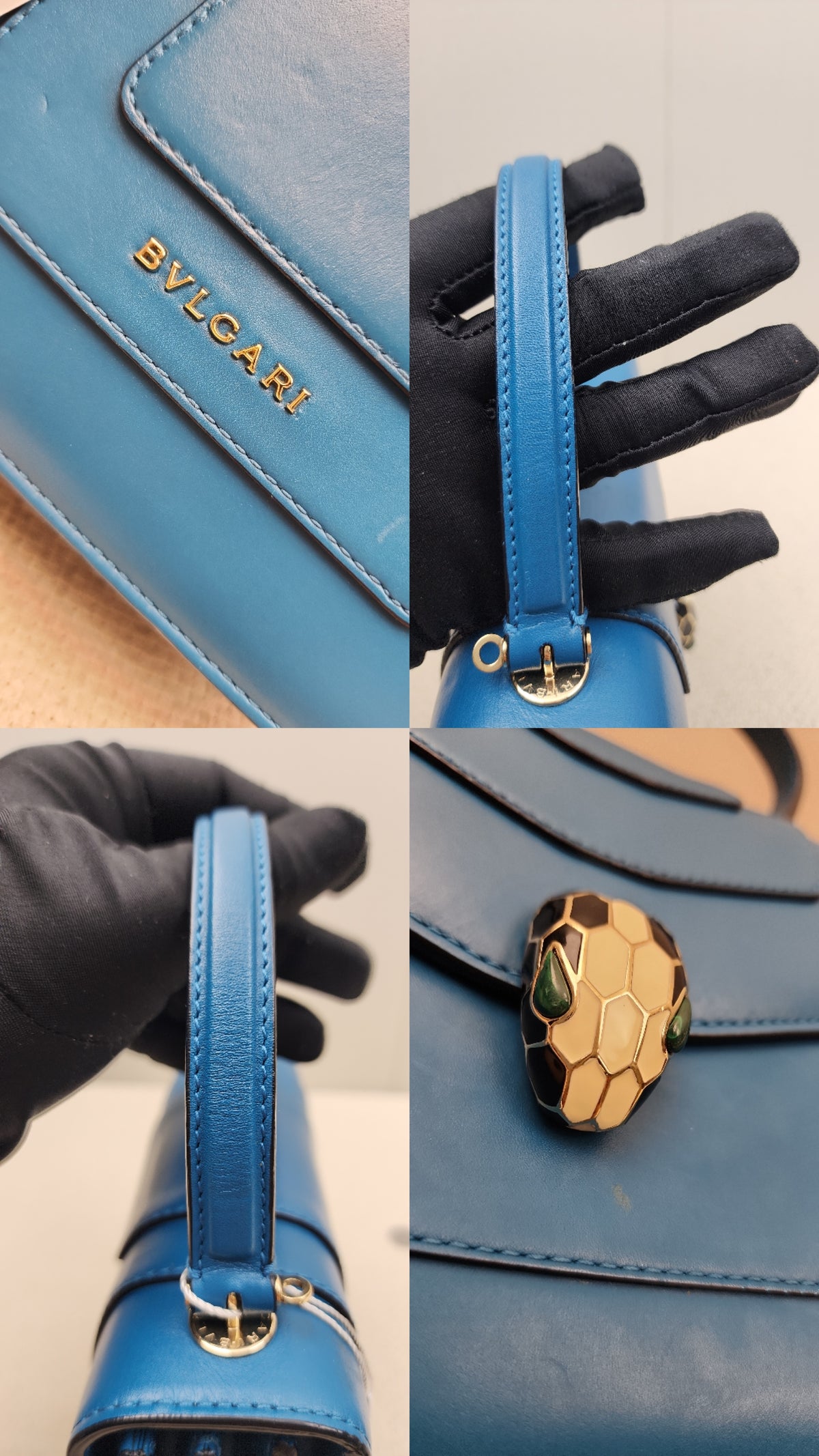 Bvlgari Serpenti Forever Top Handle Bag (GHW)