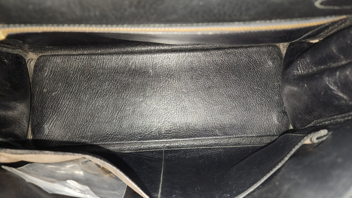 Hermes Black Ardennes Leather Kelly 32 (GHW)