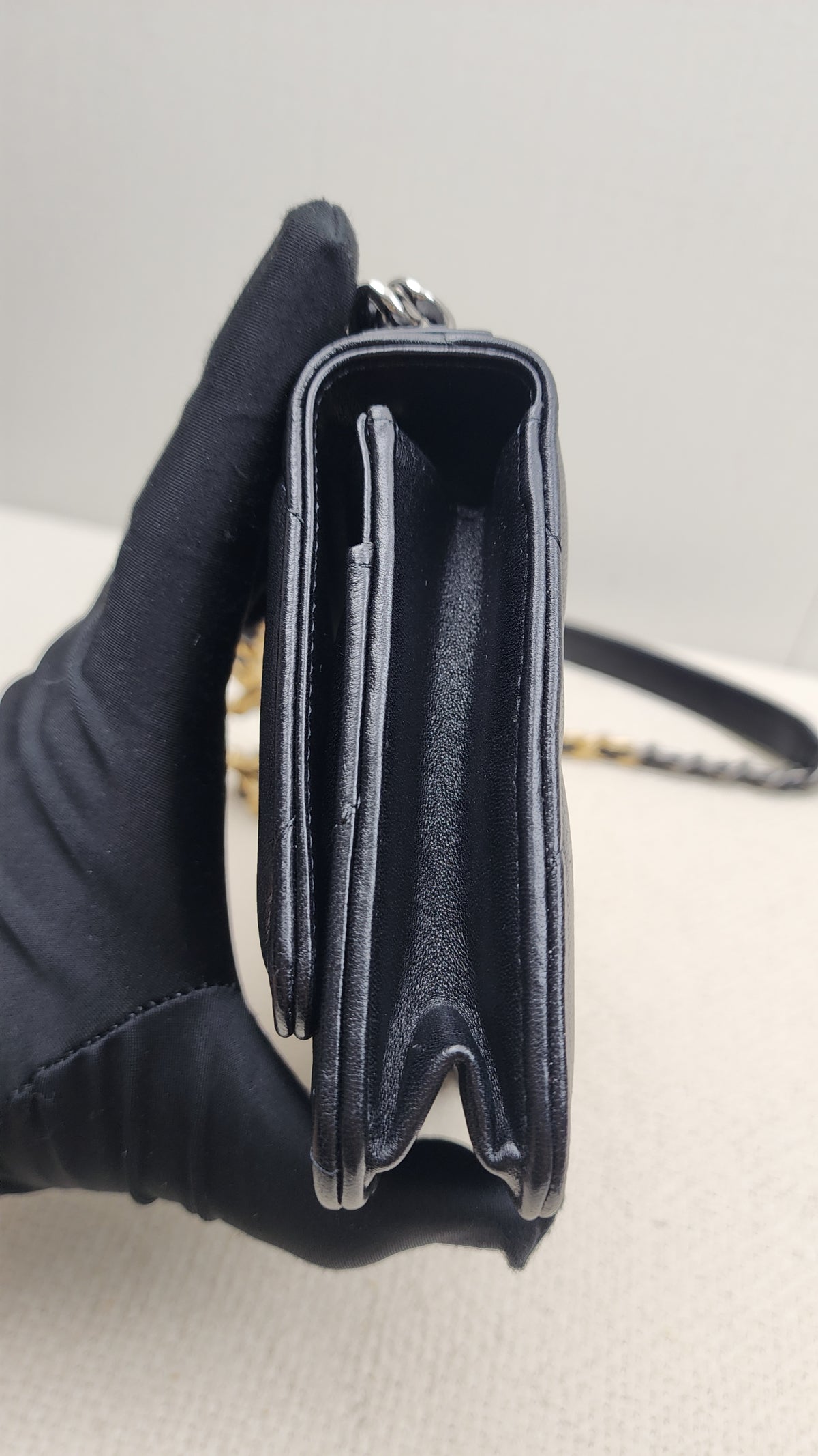 Chanel Shiny 19 Lambskin WOC (GSHW)