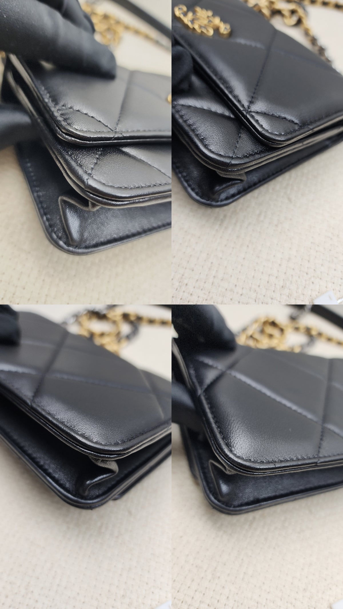 Chanel Shiny 19 Lambskin WOC (GSHW)
