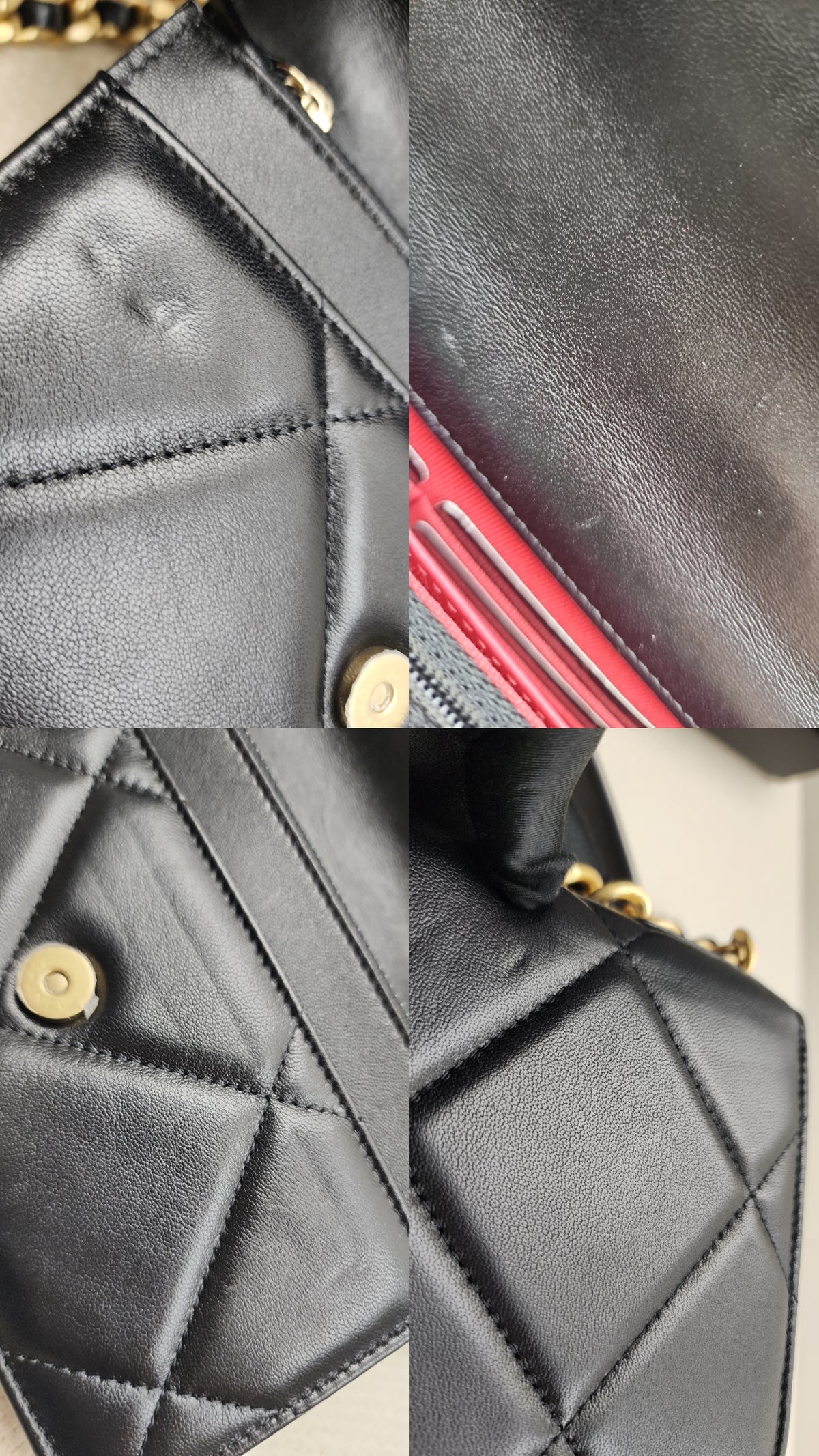 Chanel Shiny 19 Lambskin WOC (GSHW)