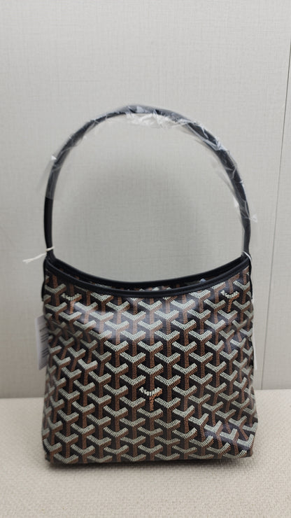 Goyard Black x Tan Hobo Boheme Mini Bag
