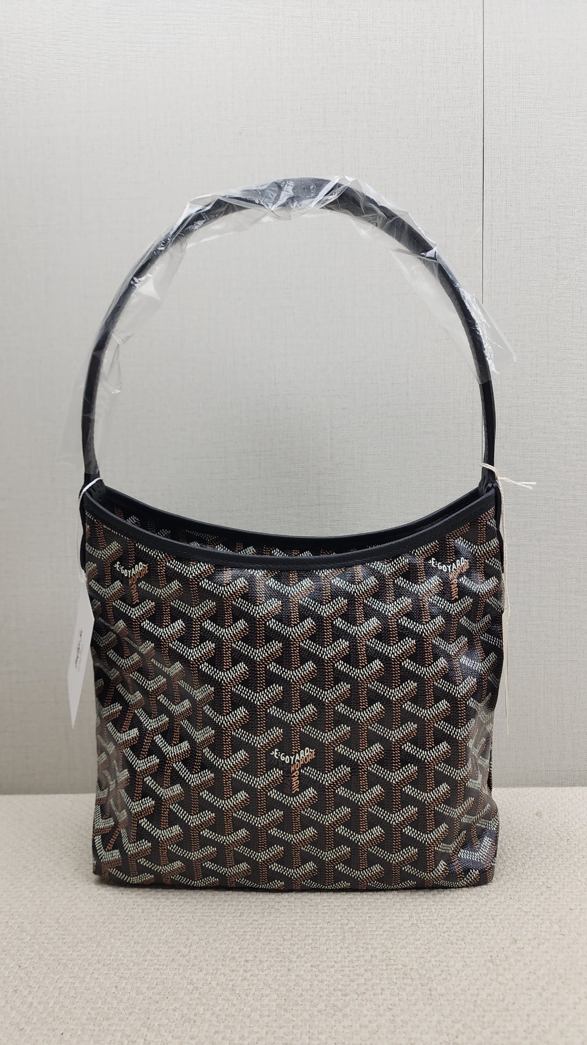 Goyard Black x Tan Hobo Boheme Mini Bag