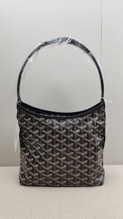 Goyard Black x Tan Hobo Boheme Mini Bag