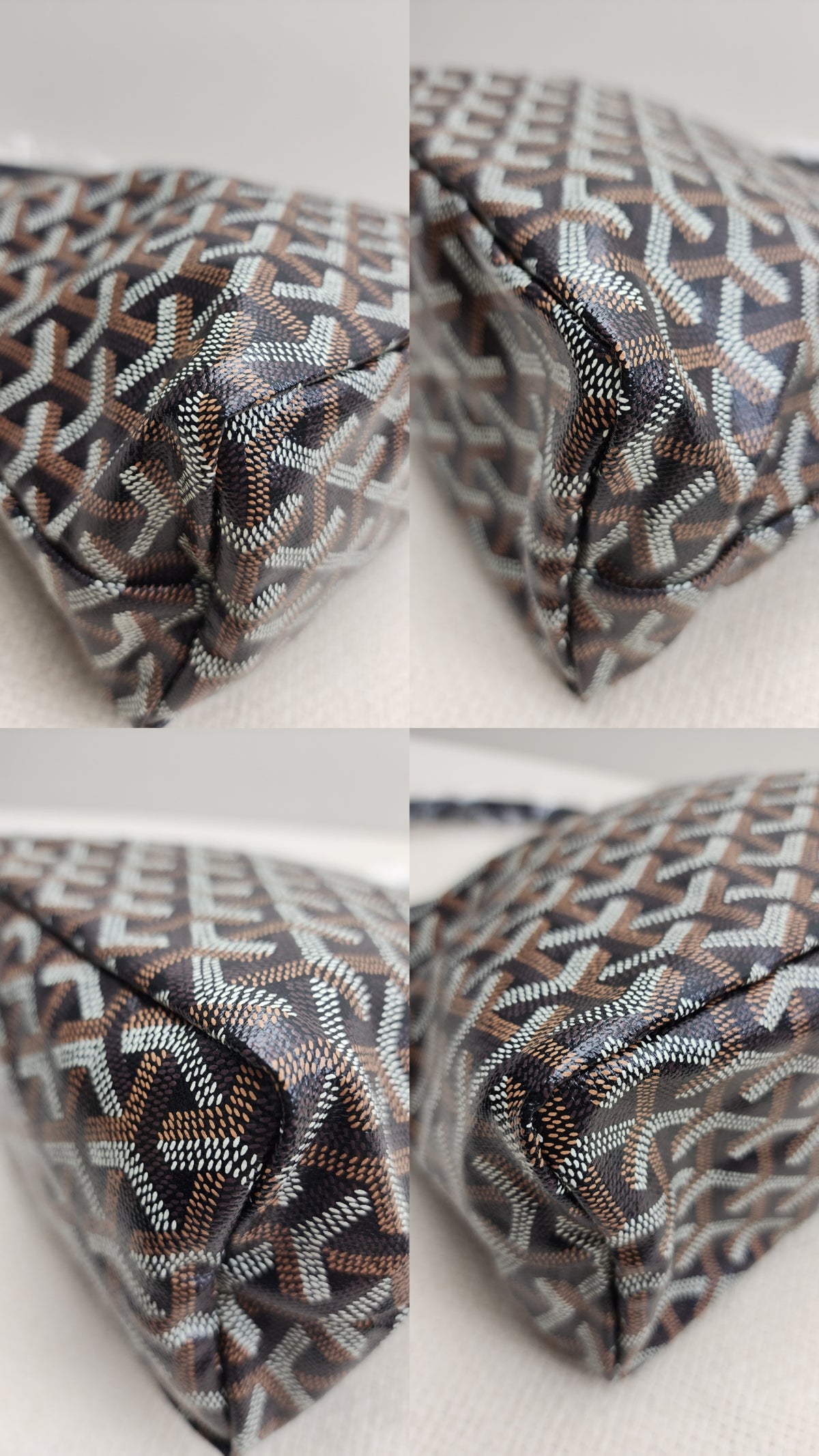Goyard Black x Tan Hobo Boheme Mini Bag