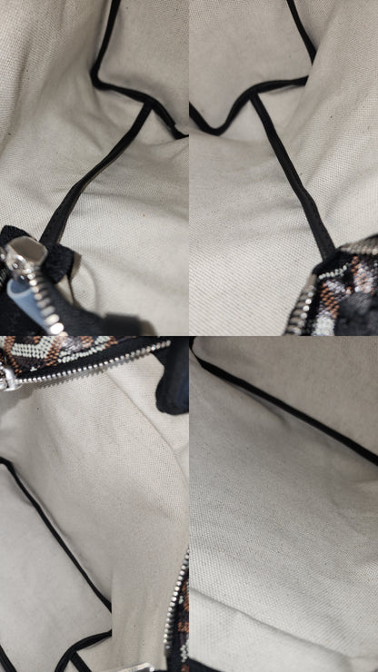 Goyard Black x Tan Hobo Boheme Mini Bag