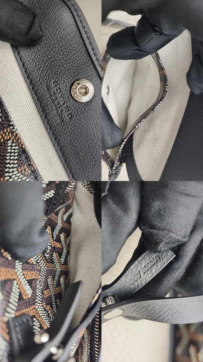 Goyard Black x Tan Hobo Boheme Mini Bag
