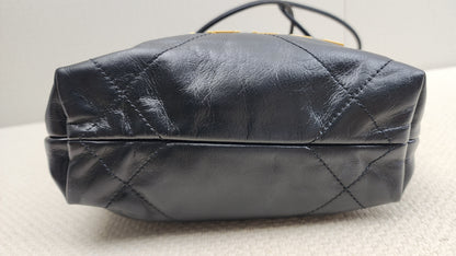 Chanel Black Calfskin Mini 22