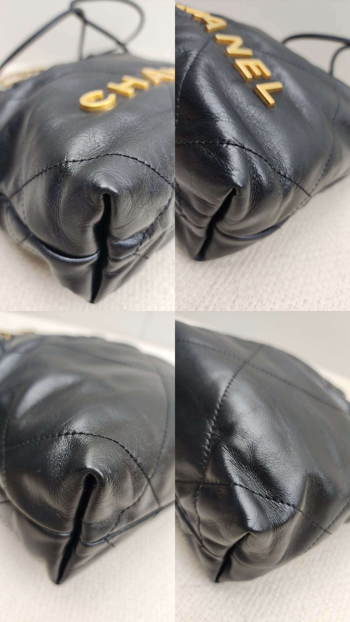 Chanel Black Calfskin Mini 22