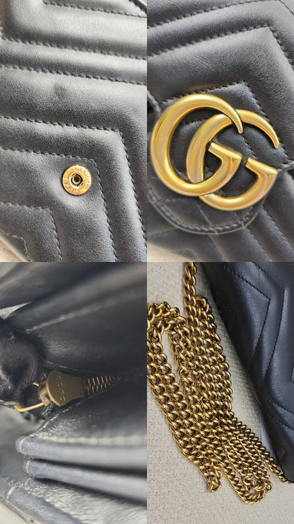 Gucci Black Marmont WOC