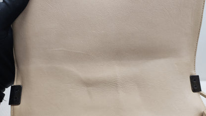 Chanel Beige Calfskin Wildstitch Old Medium Boy