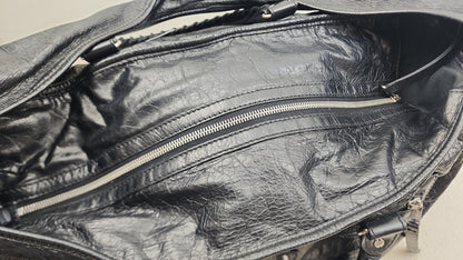 Balenciaga Black Agneau S Squash Boston City