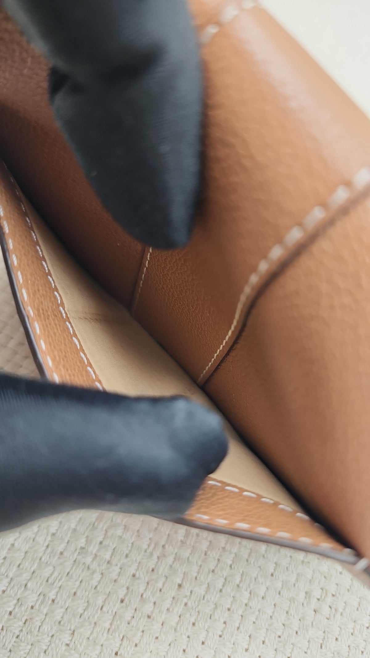 Delvaux Vegetal Brown Brilliant Compact Wallet
