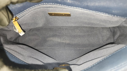 Chanel Navy Lambskin Small 19 Bag