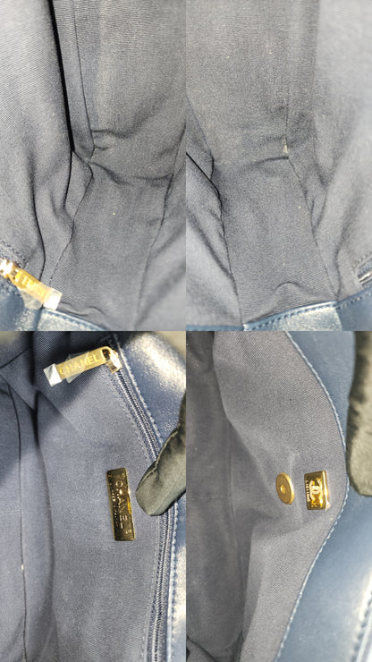 Chanel Navy Lambskin Small 19 Bag