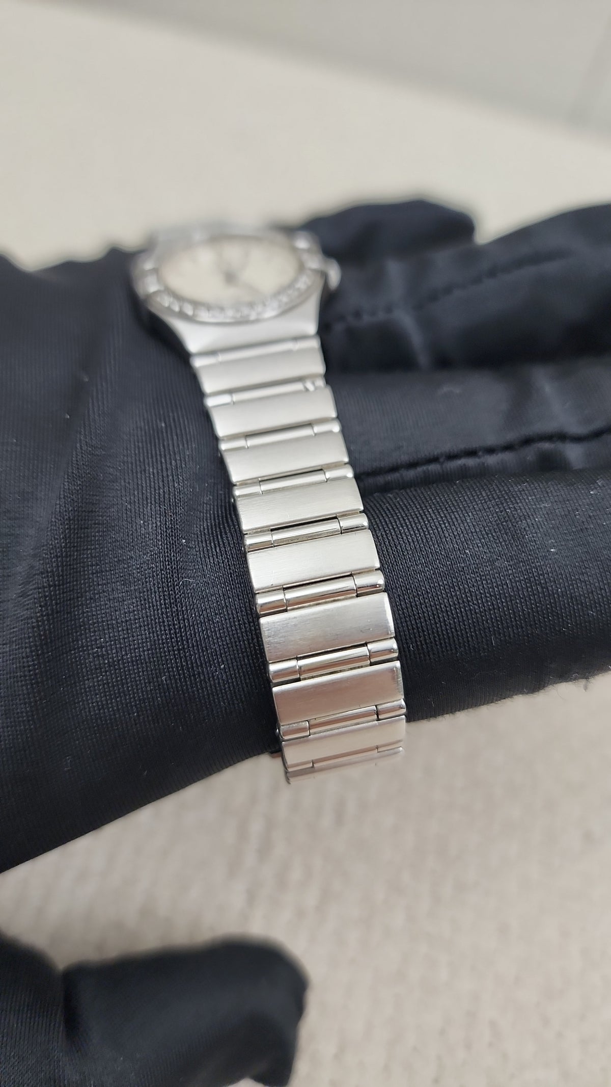 Omega Steel Constellation Mini Quartz Watch 22.5mm