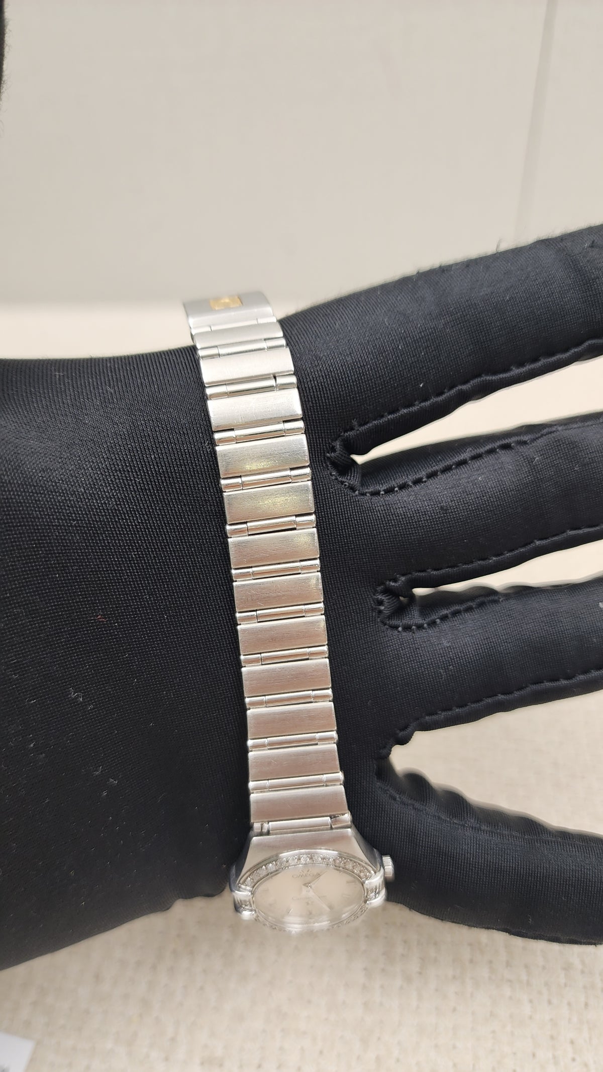 Omega Steel Constellation Mini Quartz Watch 22.5mm