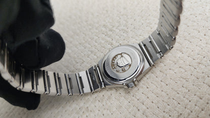 Omega Steel Constellation Mini Quartz Watch 22.5mm