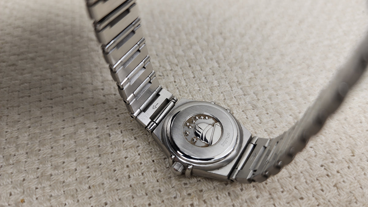 Omega Steel Constellation Mini Quartz Watch 22.5mm