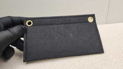 Chanel Black Lambskin Square Clutch