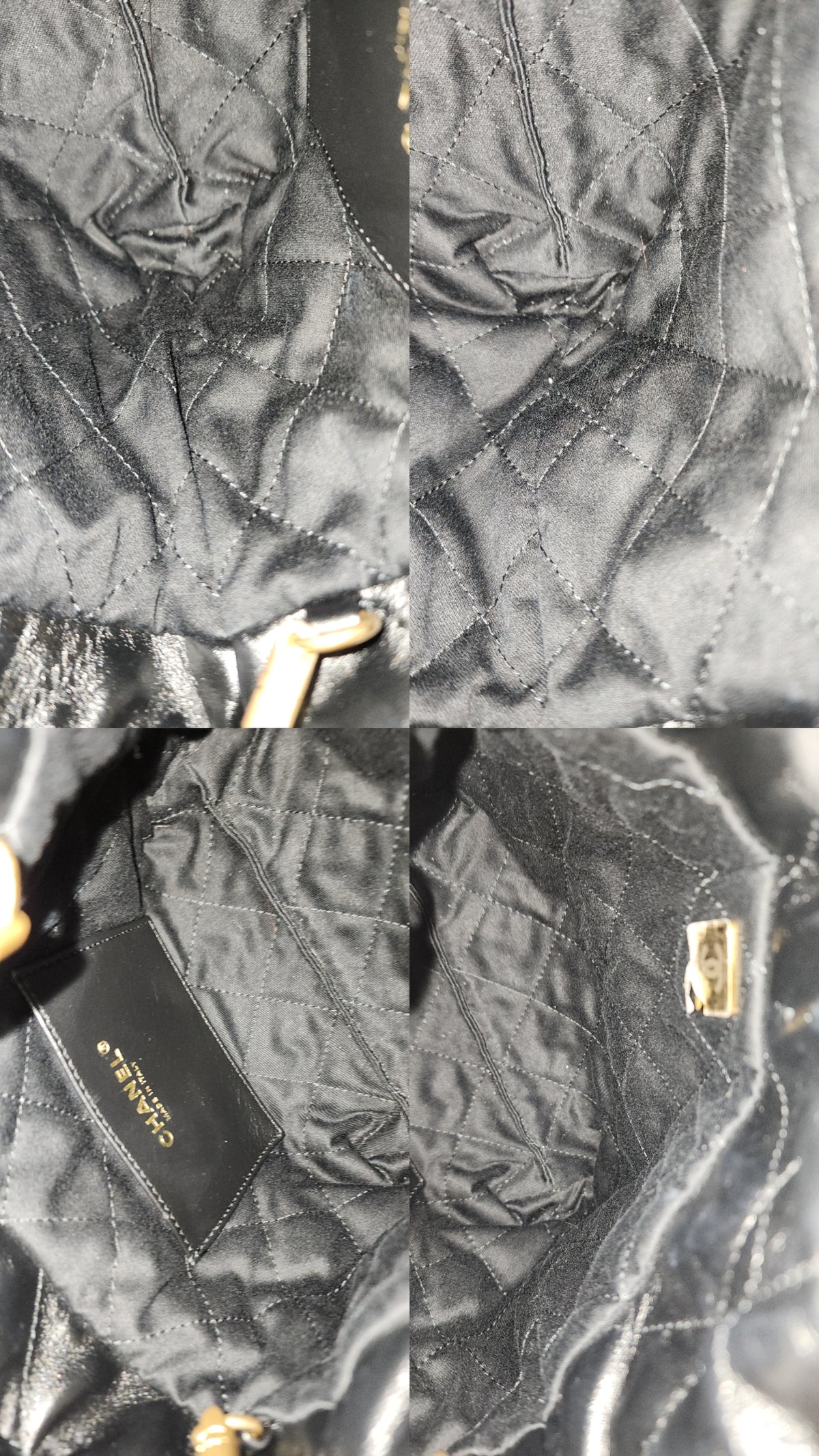 Chanel Black Calfskin Mini 22
