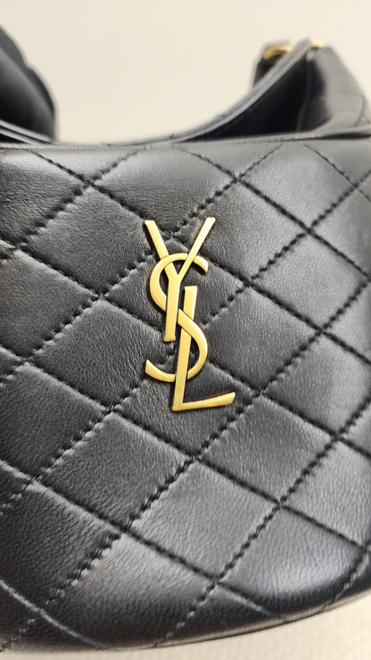 YSL Gaby Quilted Bucket Bag