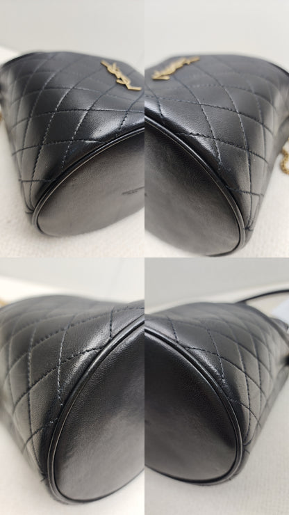 YSL Gaby Quilted Bucket Bag