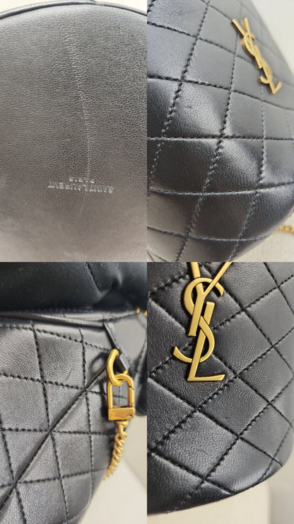 YSL Gaby Quilted Bucket Bag
