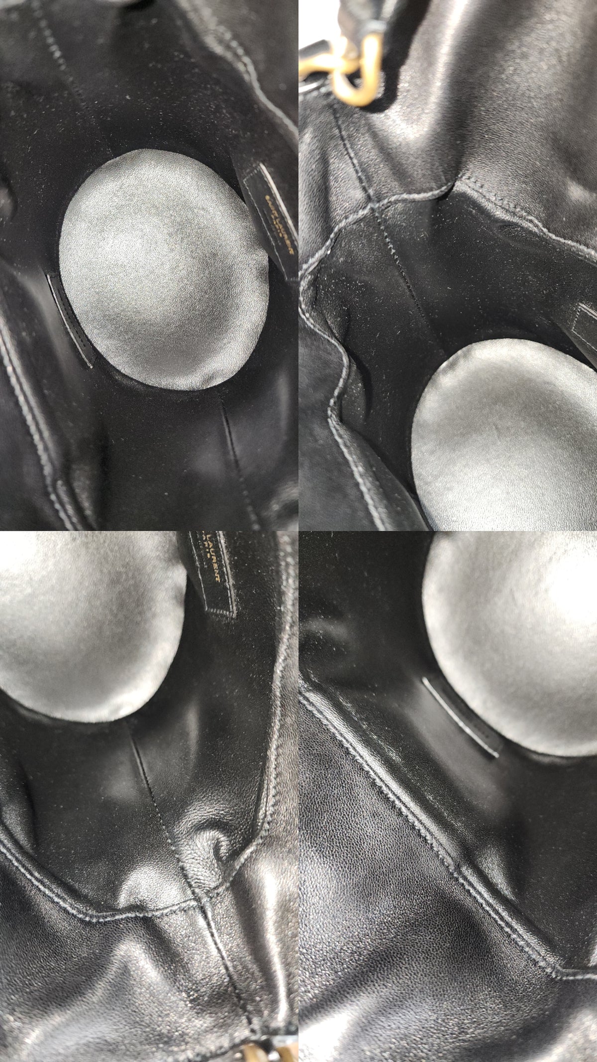 YSL Gaby Quilted Bucket Bag