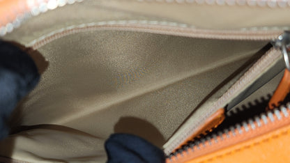 Dior Orange Diorissimo Bowling Bag