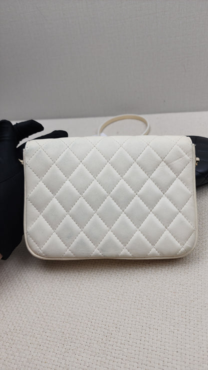 Chanel Black/White Double Side Pack Sling Bag