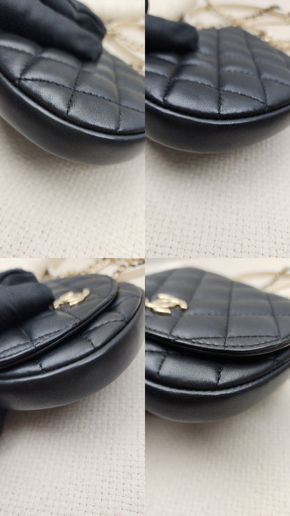 Chanel Black/White Double Side Pack Sling Bag