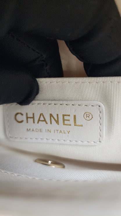 Chanel Black/White Double Side Pack Sling Bag