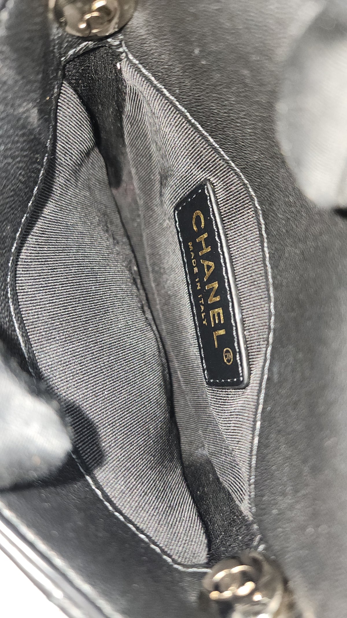 Chanel Black/White Double Side Pack Sling Bag