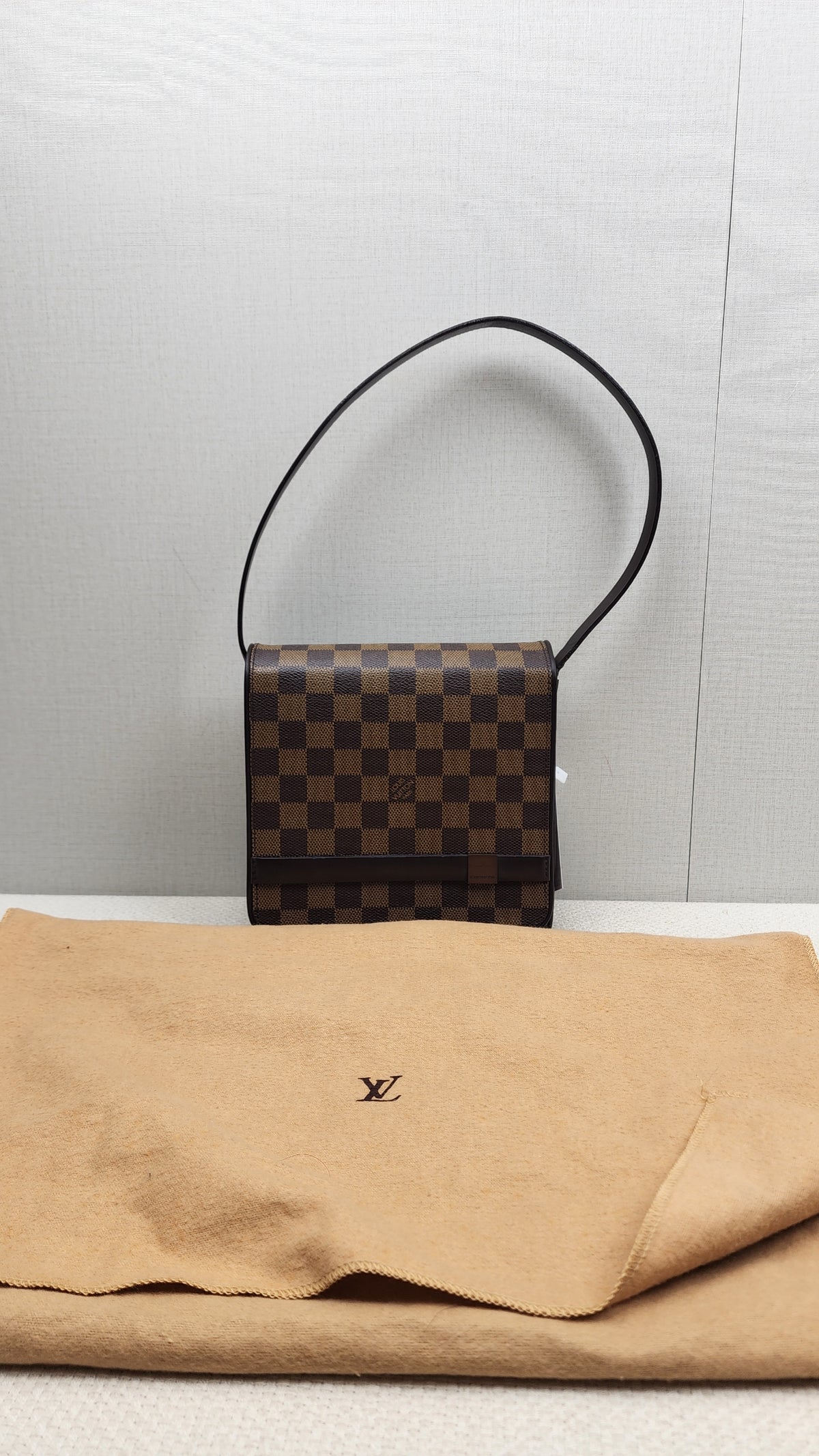 LV Damier Ebene Tribeca Mini Shoulder Bag