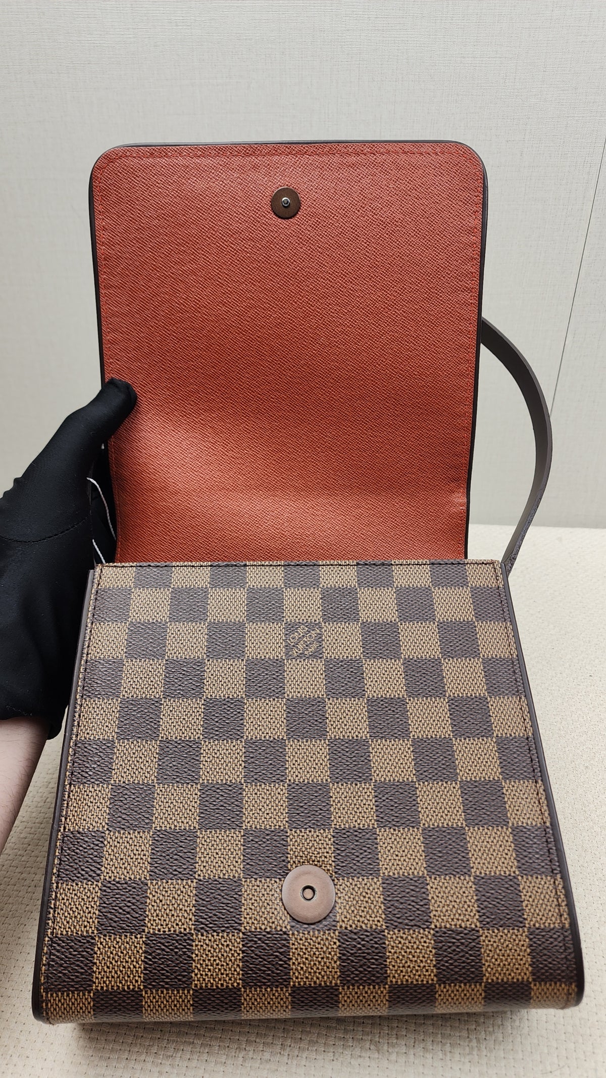 LV Damier Ebene Tribeca Mini Shoulder Bag