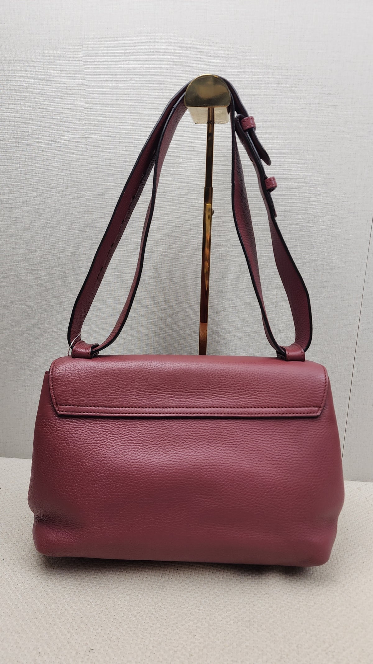 Gucci Rose Pink Pebbled Marmont Shoulder Bag (GHW)