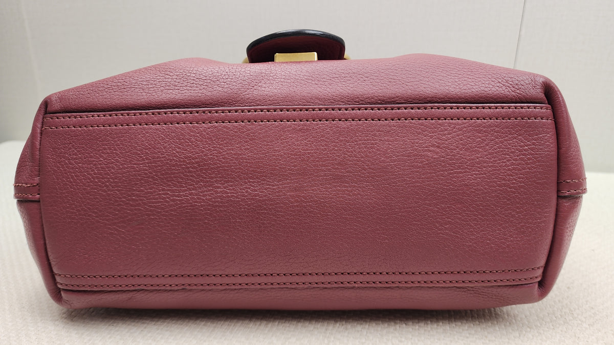 Gucci Rose Pink Pebbled Marmont Shoulder Bag (GHW)