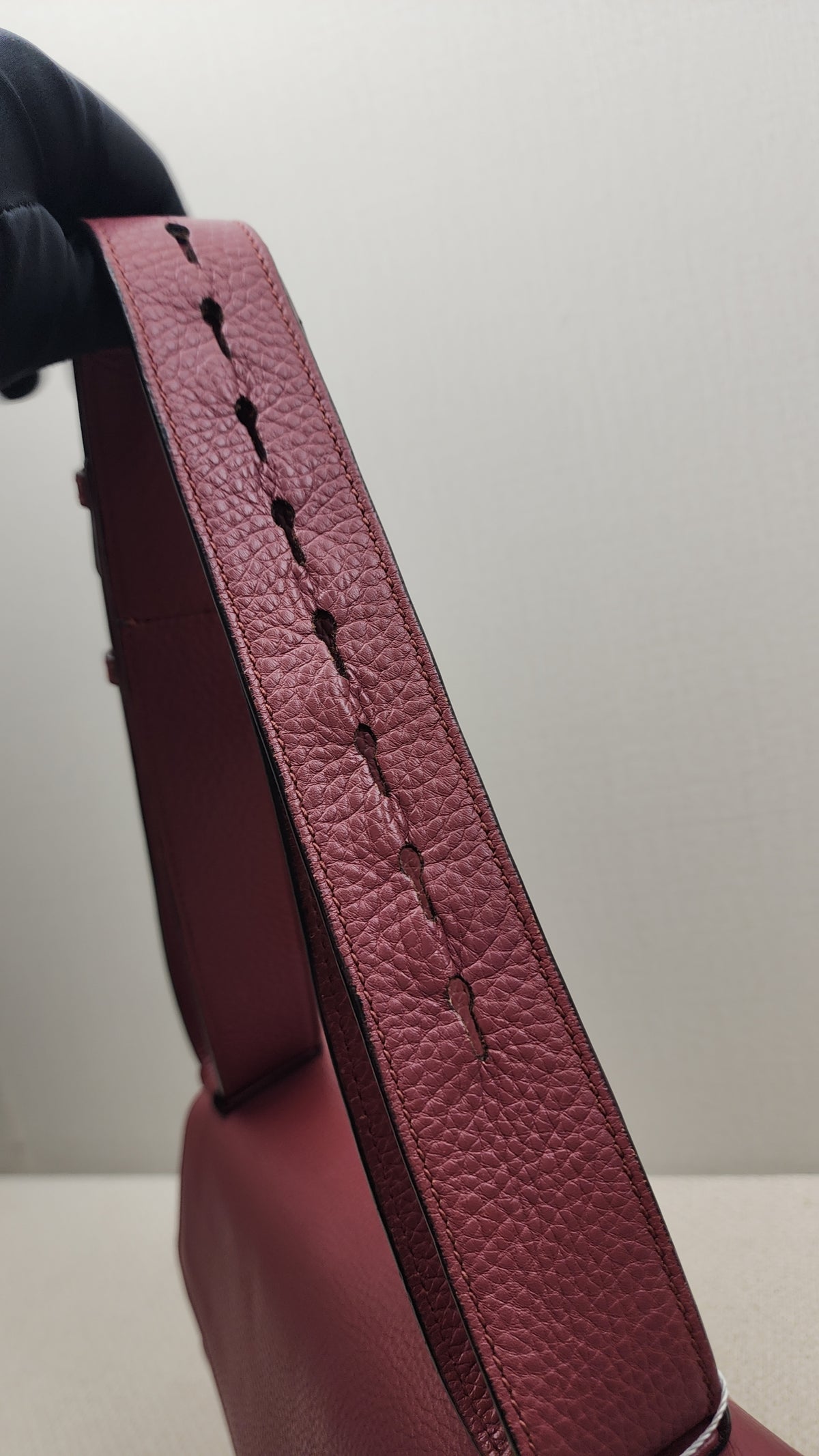 Gucci Rose Pink Pebbled Marmont Shoulder Bag (GHW)