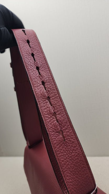 Gucci Rose Pink Pebbled Marmont Shoulder Bag (GHW)