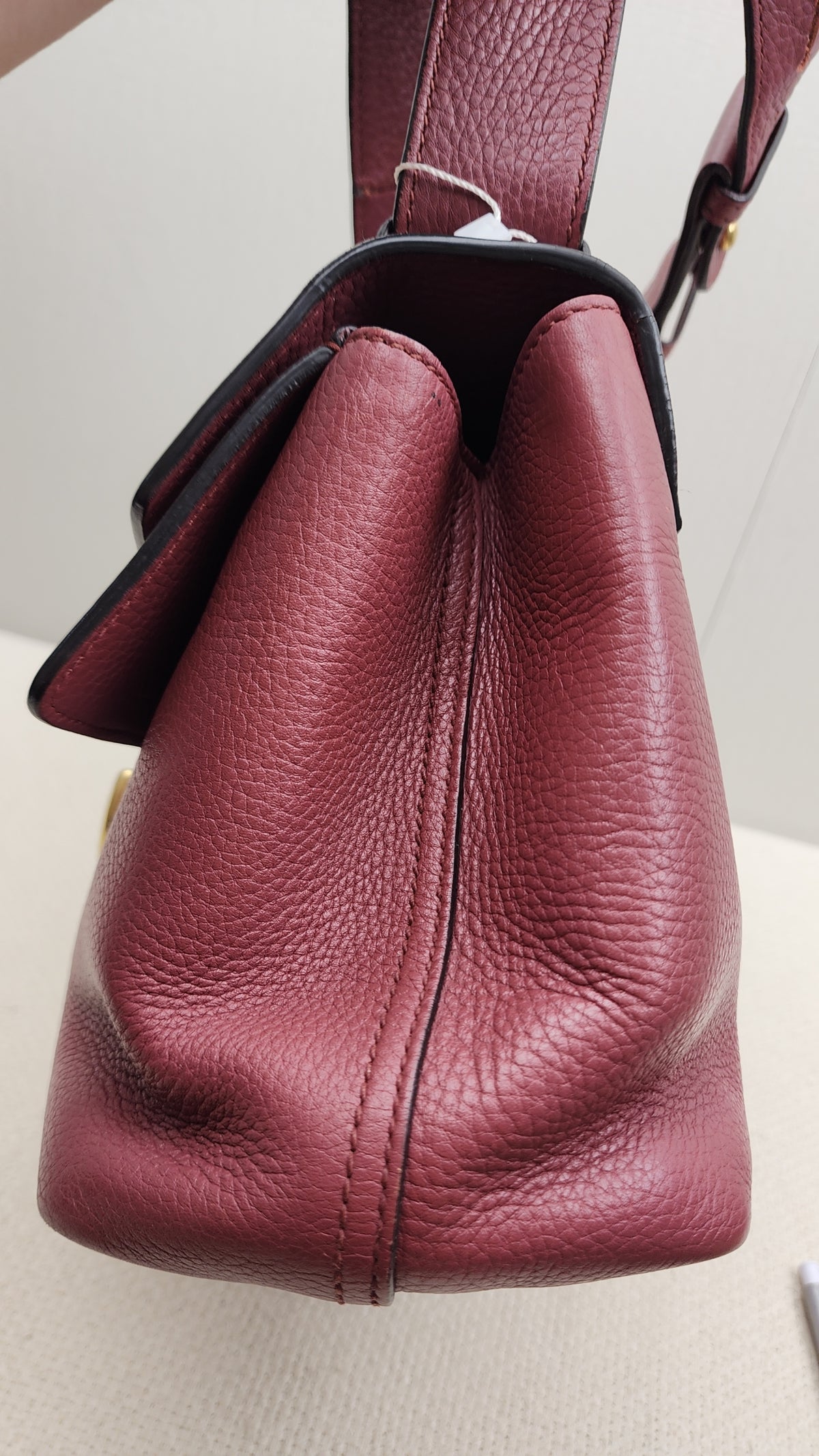Gucci Rose Pink Pebbled Marmont Shoulder Bag (GHW)
