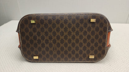 Celine Brown Macadam Handled Bag