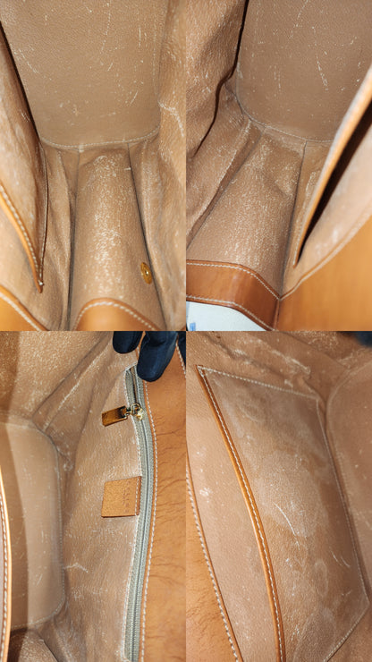 Celine Brown Macadam Handled Bag