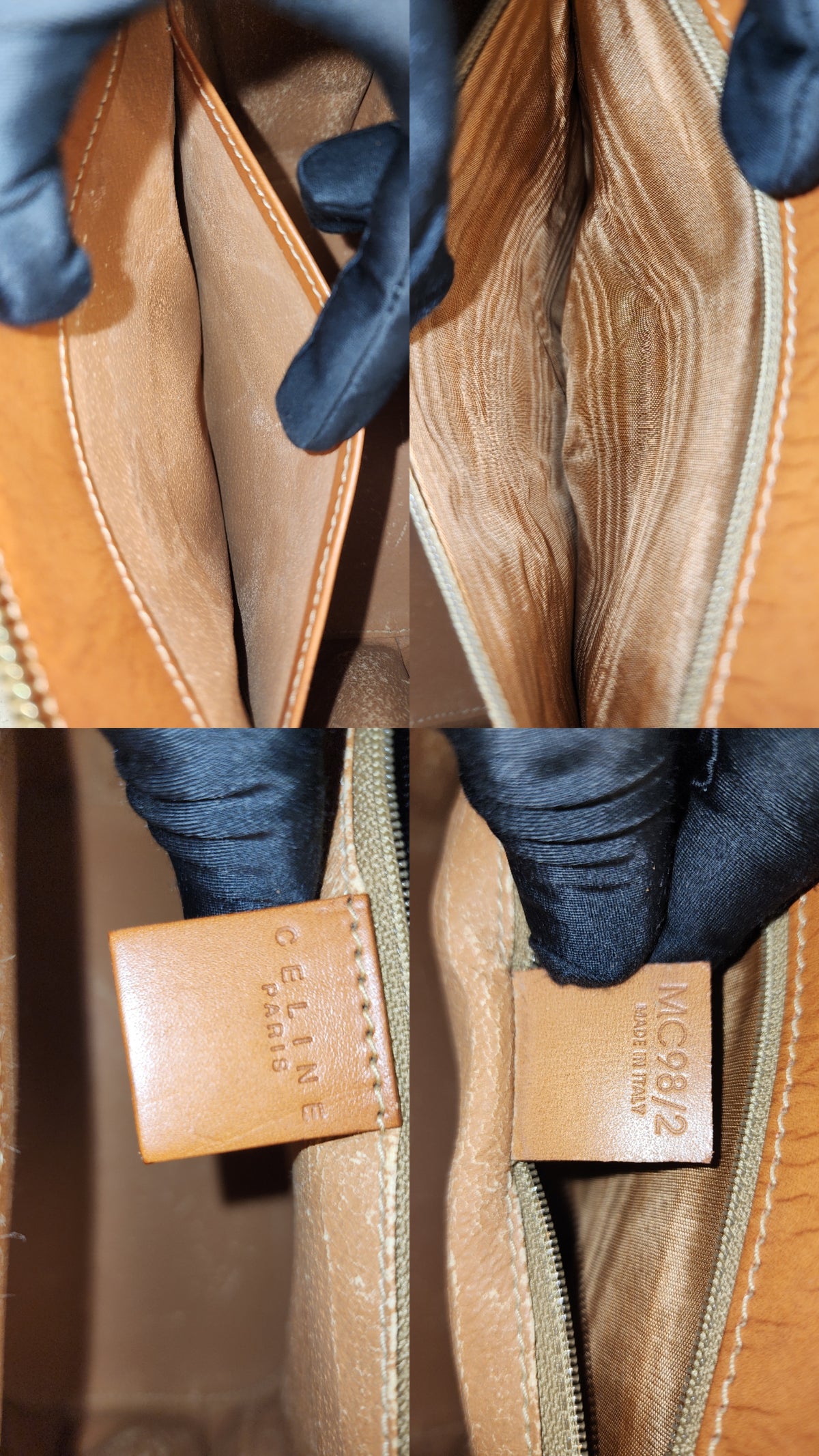 Celine Brown Macadam Handled Bag