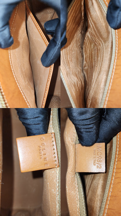 Celine Brown Macadam Handled Bag
