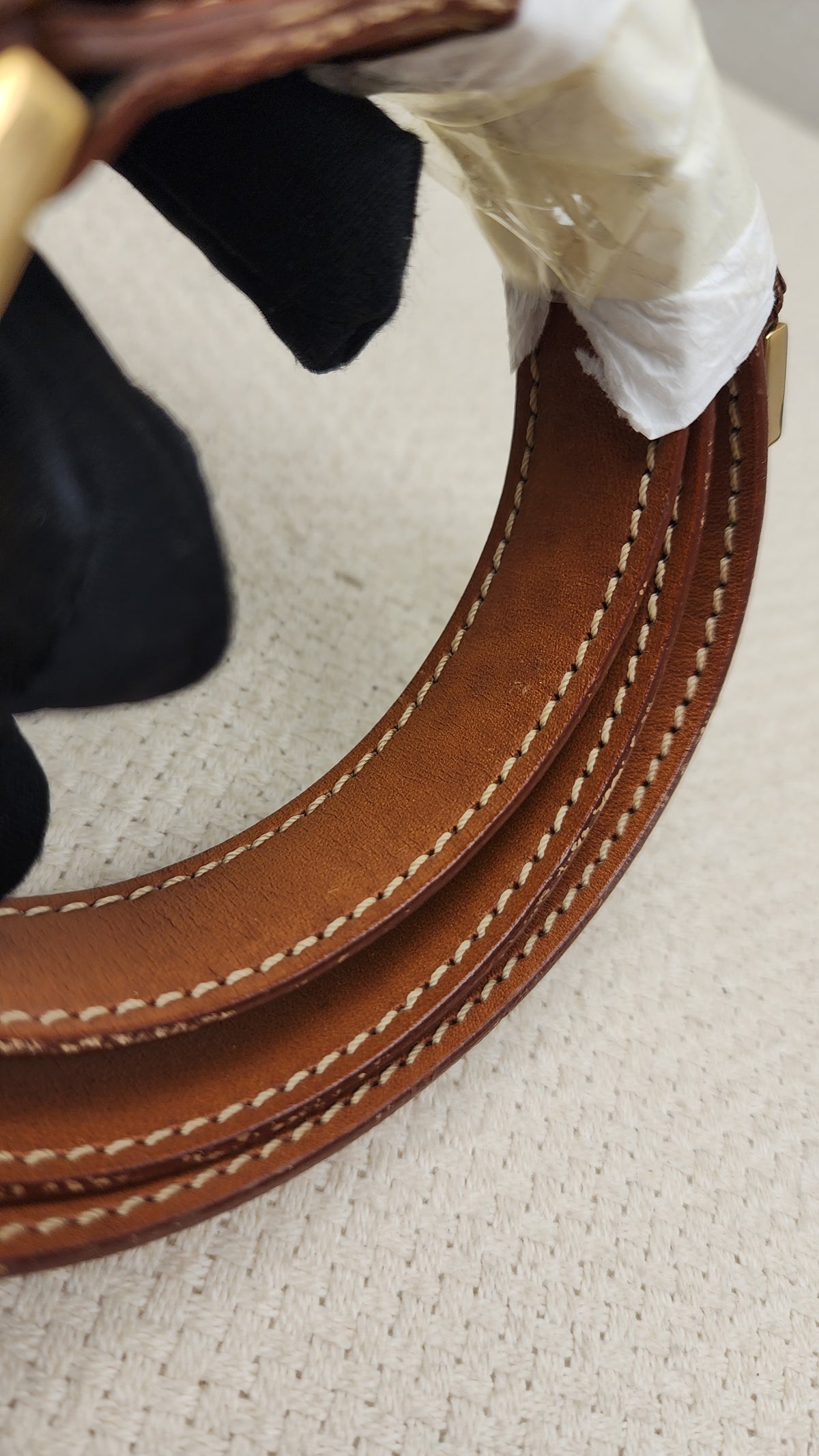 Celine Brown Macadam Handled Bag